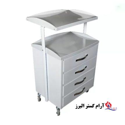 ترالی جای دستگاه چهار کشو